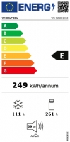 Lednice Whirlpool W5 921E OX 2 energetický štítek